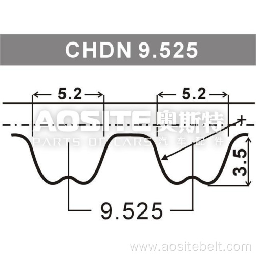 Timing Belt Rubber Timing Belt For Cars